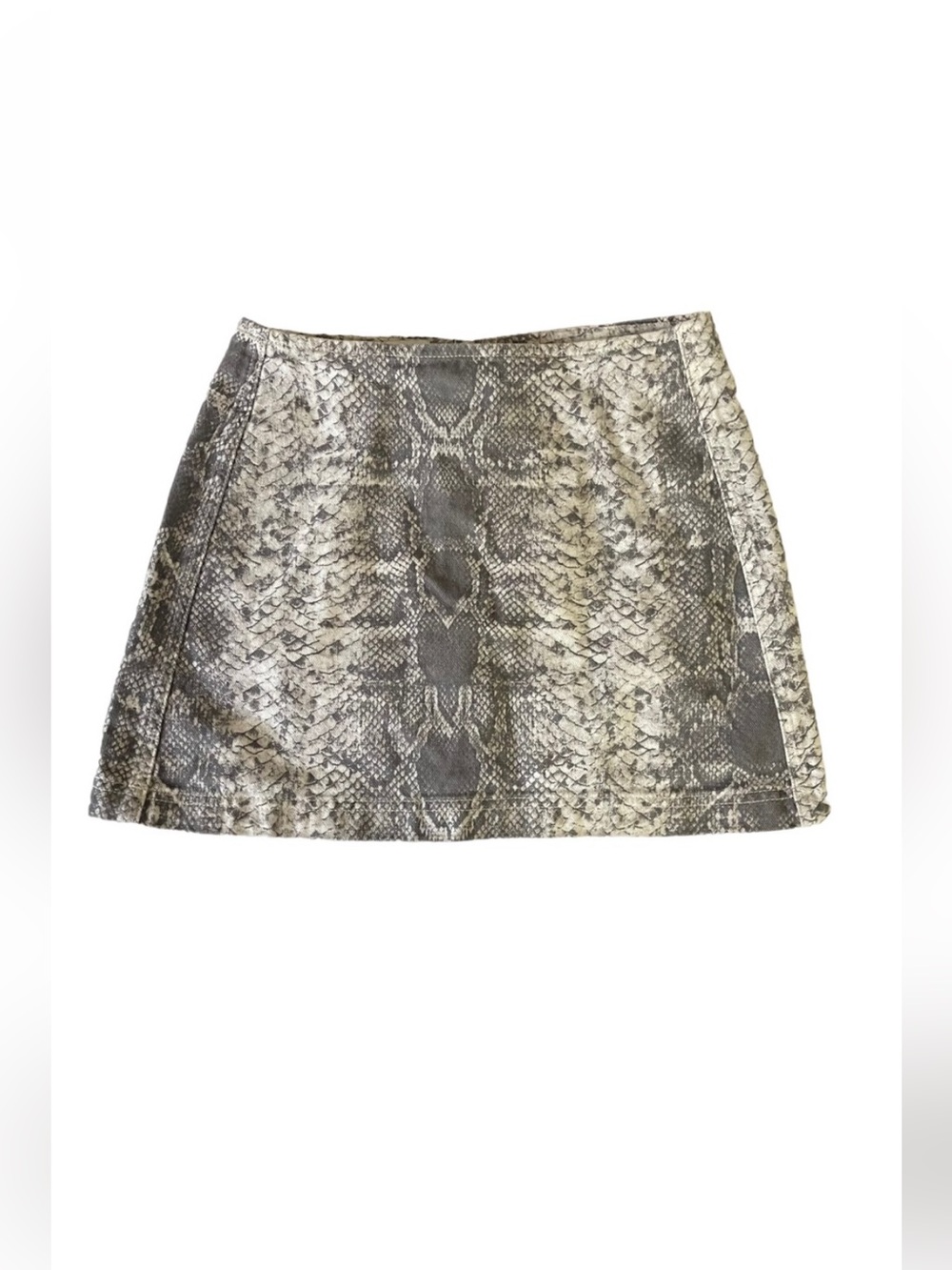 Urban Outfitters BDG Snakeskin Print Mini Skirt Size Small